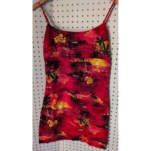 Royal Creations Hawaii Dress XL Red Straps